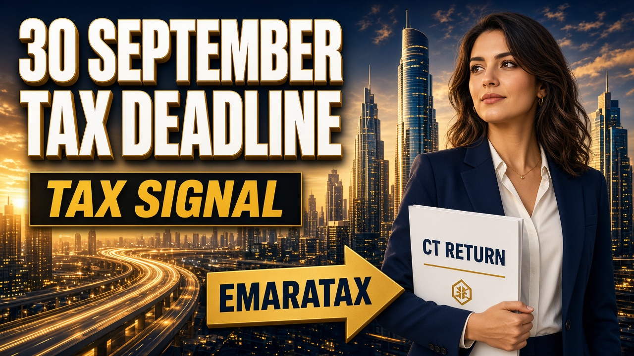 Cover image: File Corporate Tax by 30 September on EmaraTax