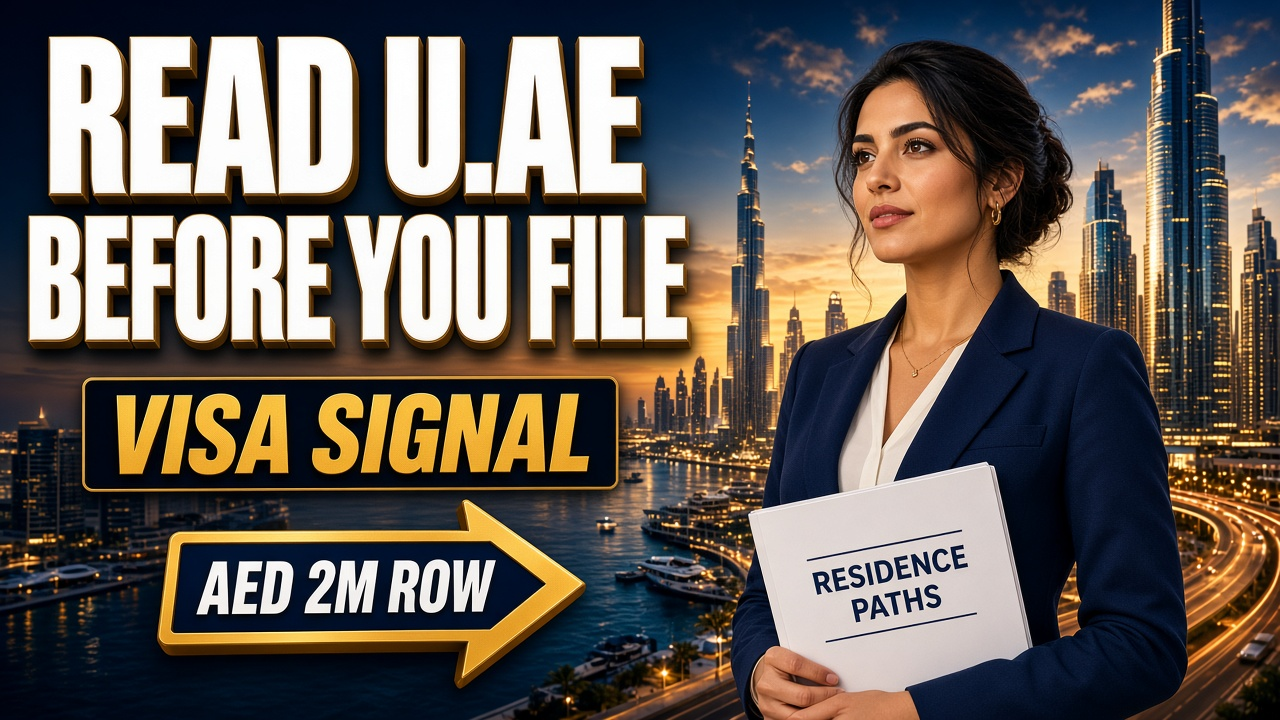 Cover image: Property Golden Visa: Read u.ae Before You File