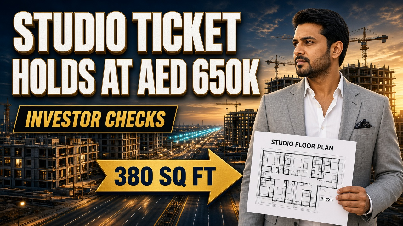 Cover image: Dubai's Off-Plan Studio Ticket Holds Near AED 650,000