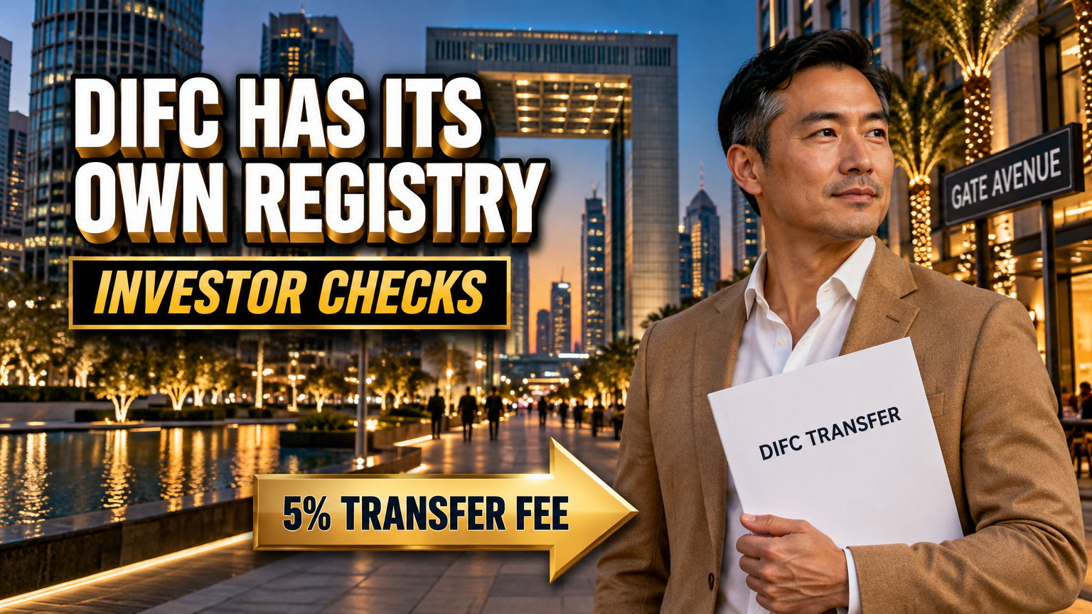 Cover image: Buying Property in DIFC: Its Own Registry and a 5% Transfer Fee