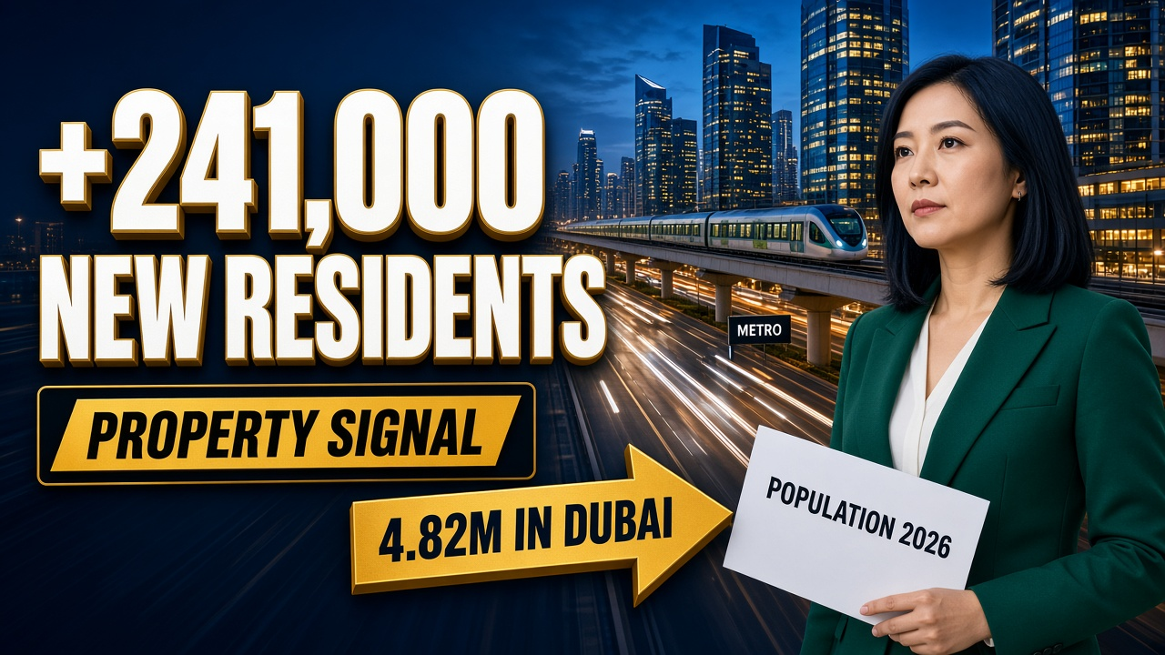 Cover image: Dubai Adds 241,000 Residents in 2026: What It Means for Property