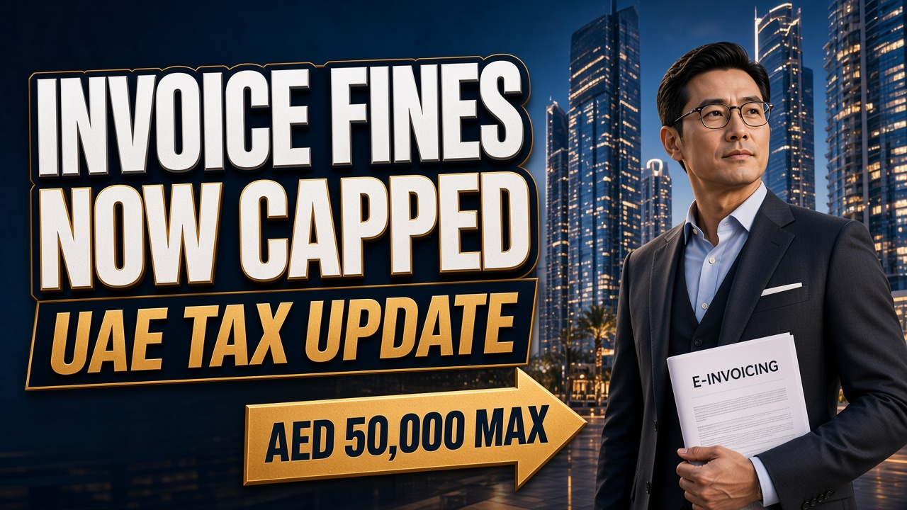 Cover image: UAE Caps E-Invoicing Fines at AED 50,000: What Dubai Property Businesses Should Check