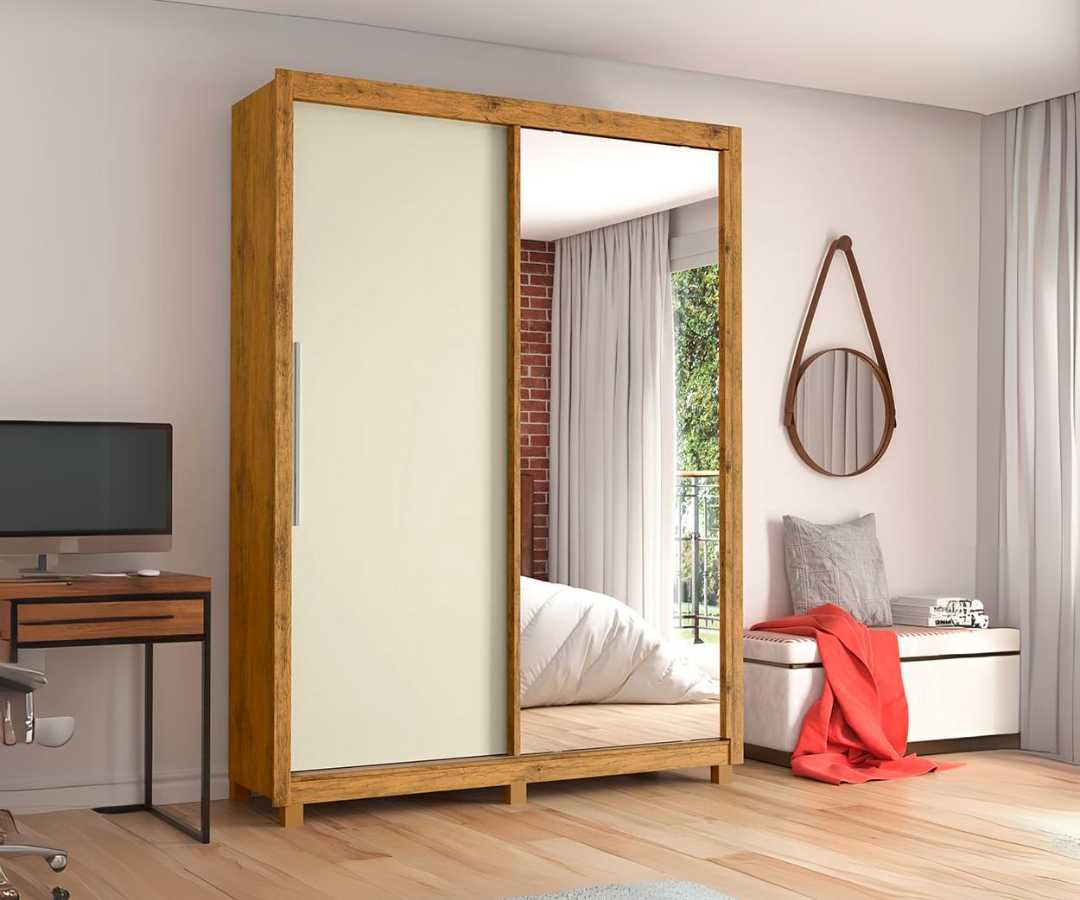 Roupeiro 100% MDF 2 portas - 9148