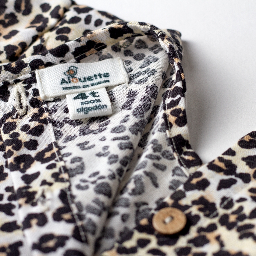 Blusa animal print talla 4