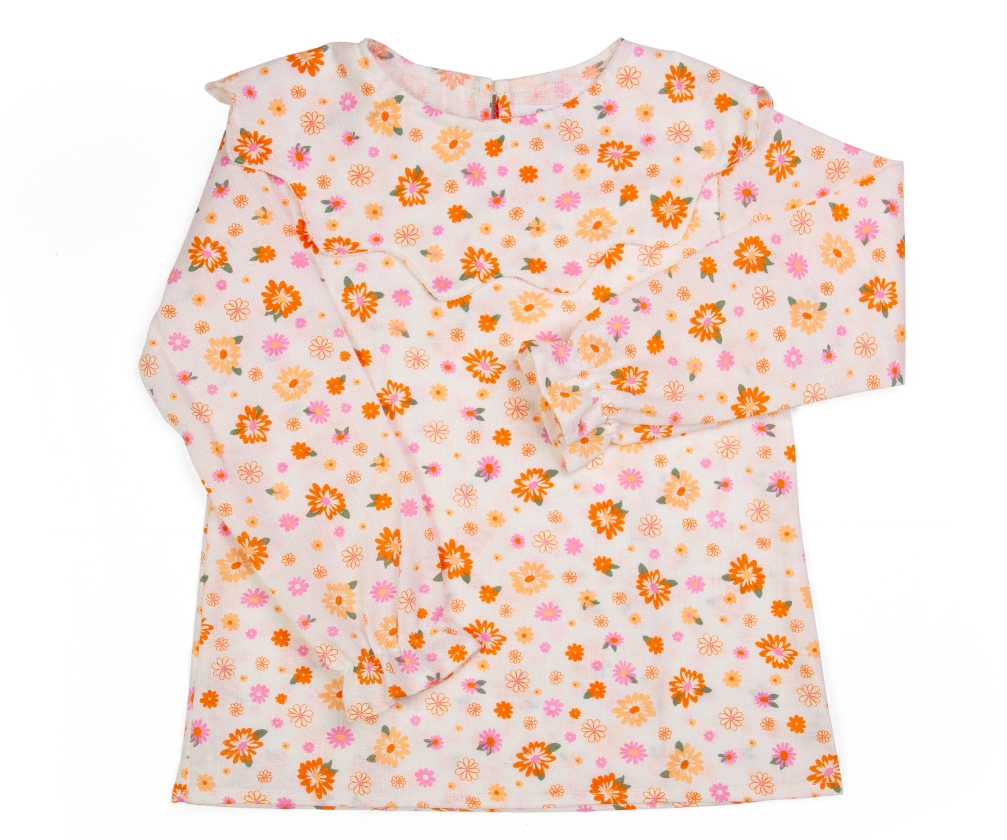 Blusa estampa flores Talla 6