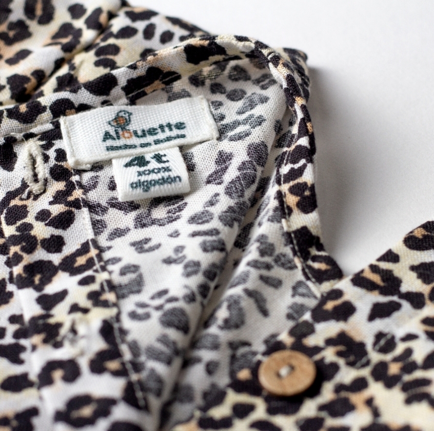 Blusa animal print talla 8