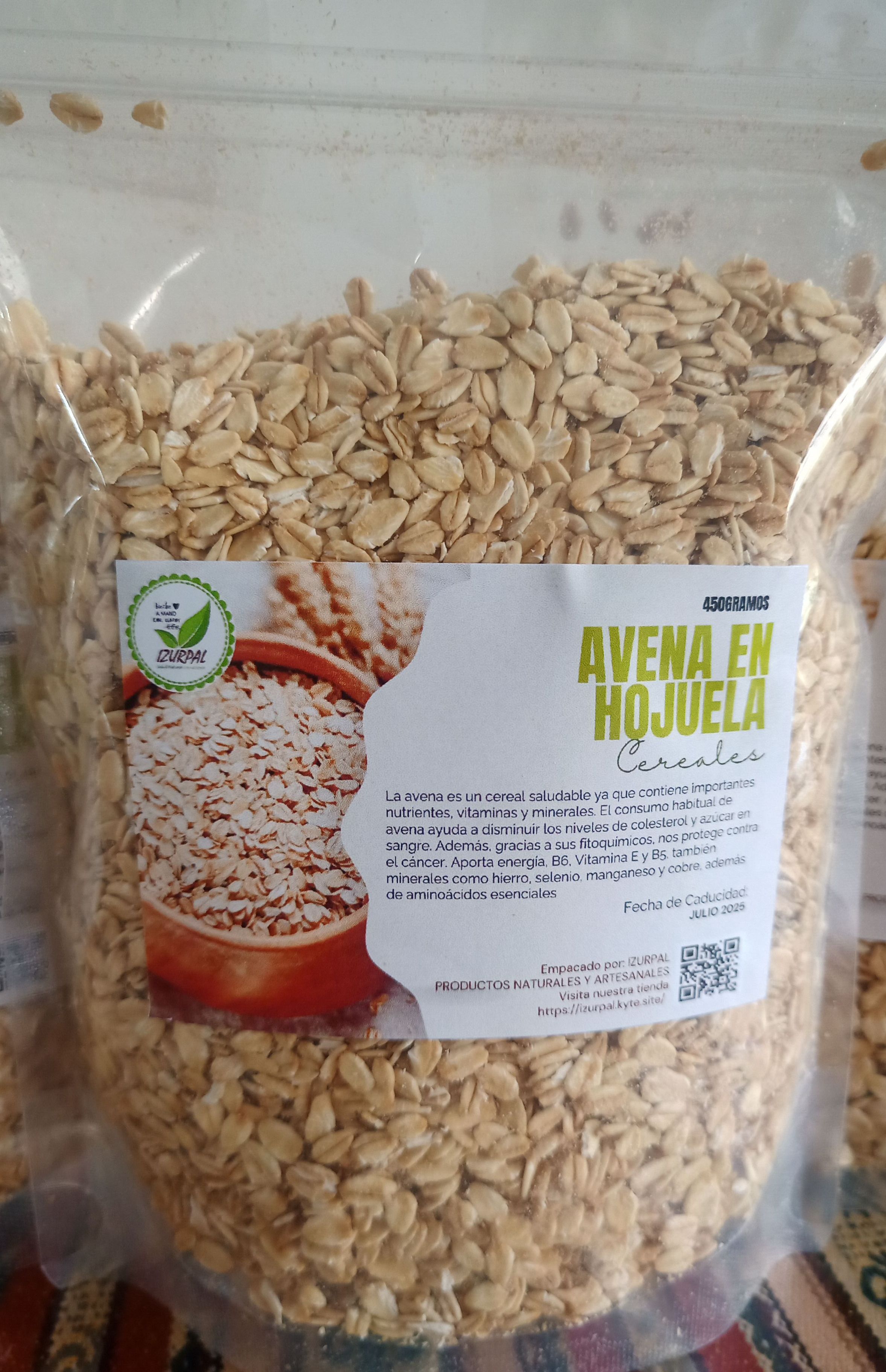 AVENA HOJUELAS 450GR