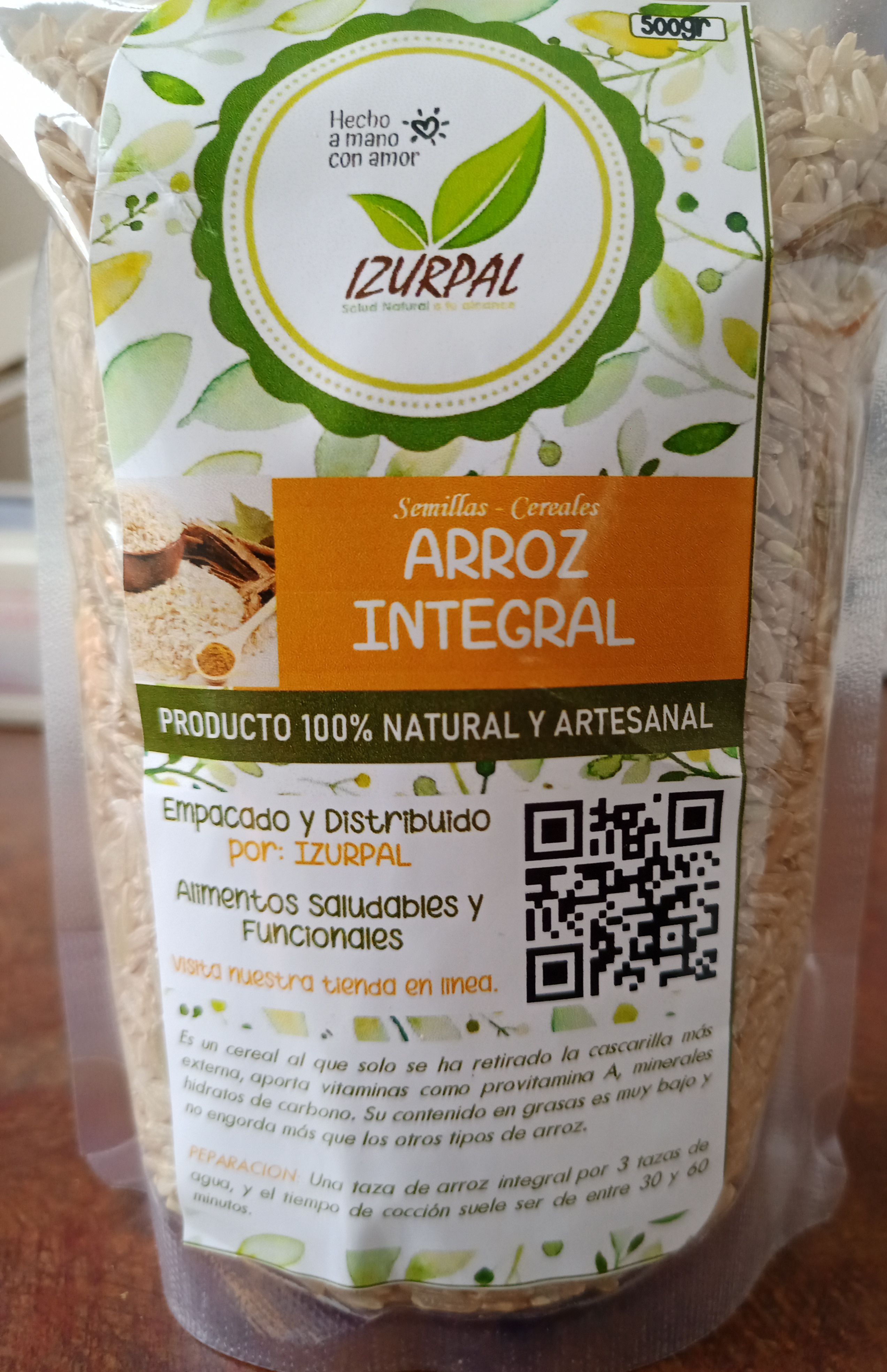 ARROZ INTEGRAL 500GR