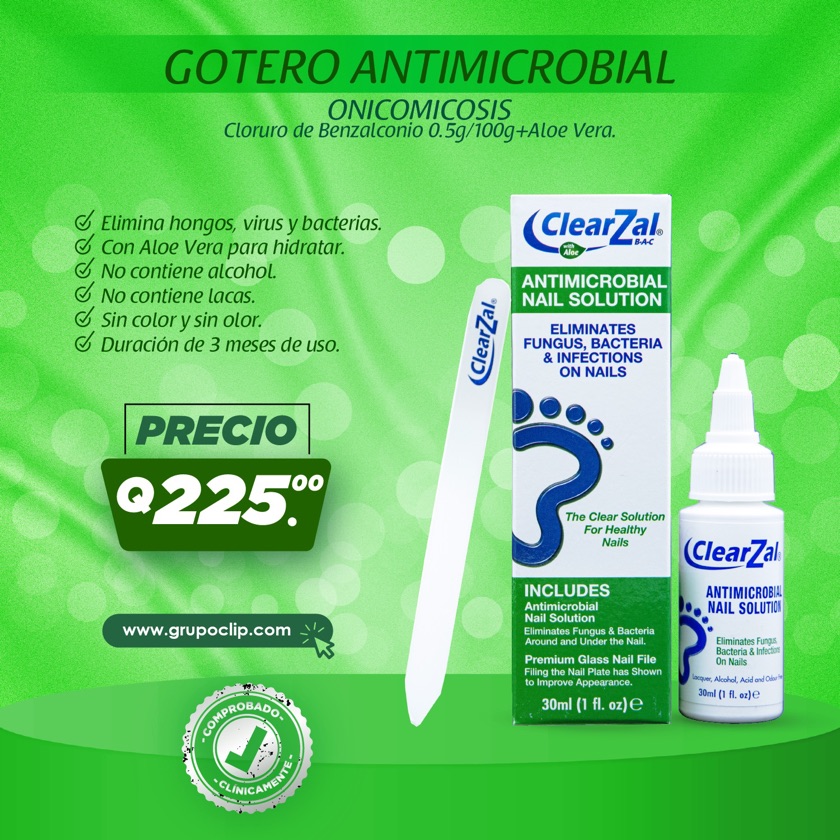 GOTERO Antimicrobial para uñas con Aloe