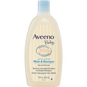 Aveeno Baby Wash & Shampoo 532ml