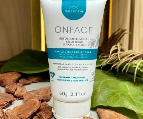 Esfoliante Facial Argila verde e calendula da Biozenthi