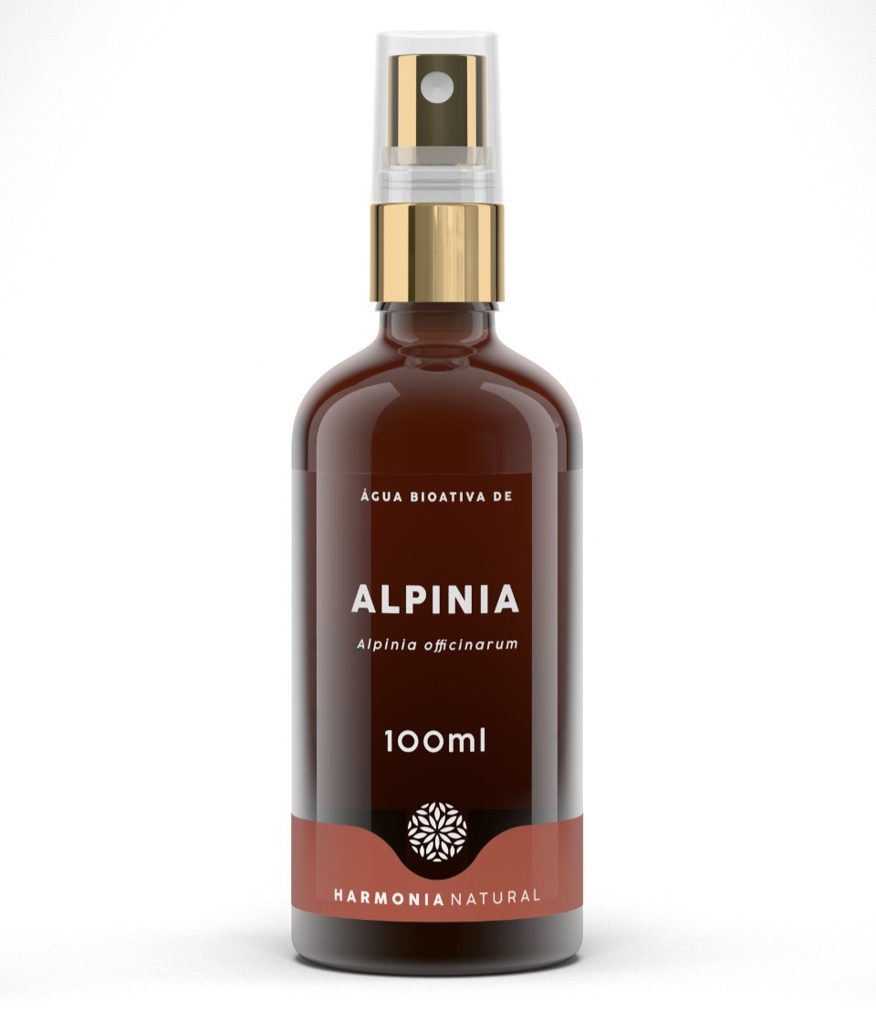 Água bioativa de Alpinia 100ml (Alpinia officinarum)