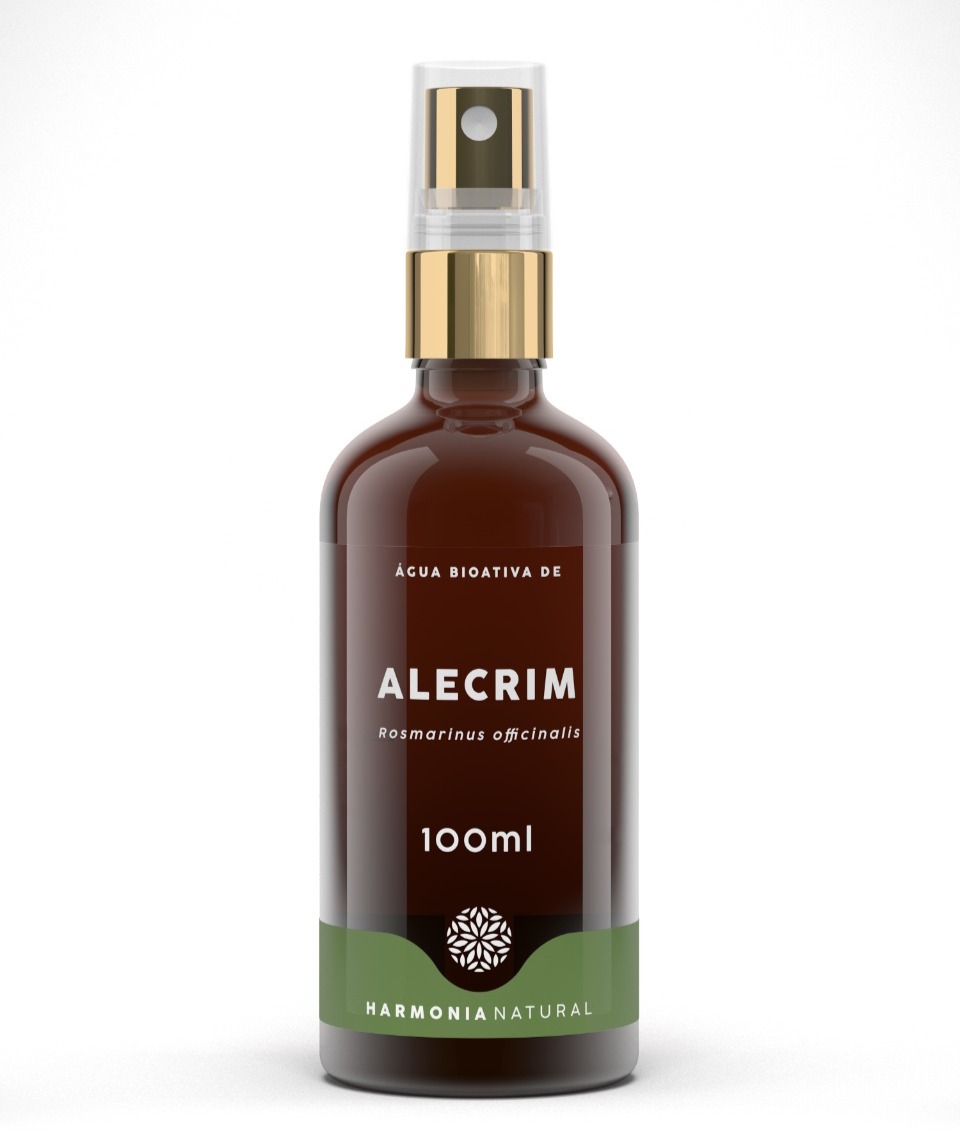 Água bioativa de Alecrim 100ml (Rosmarinus officinalis)