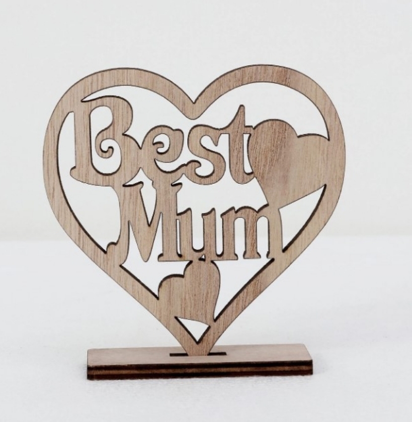 BEST MUM Wooden Deco