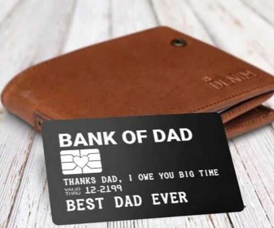 Bank Of Dad Best Dad Ever - "Credit Card"