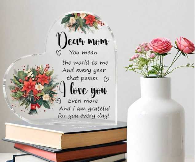 Dear MOM you mean the world to me - Acrylic ornament