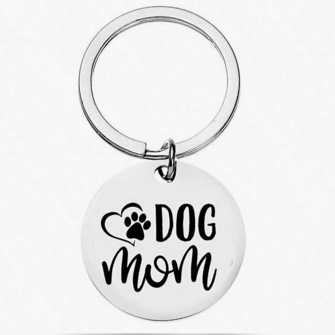 Dog Mom Keychain