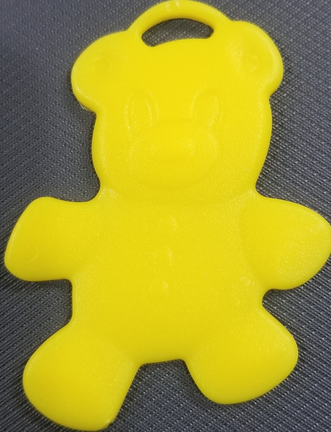 1 oz Teddy Bear Yellow Balloon Weight