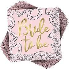 Bride To Be Beverage Napkins