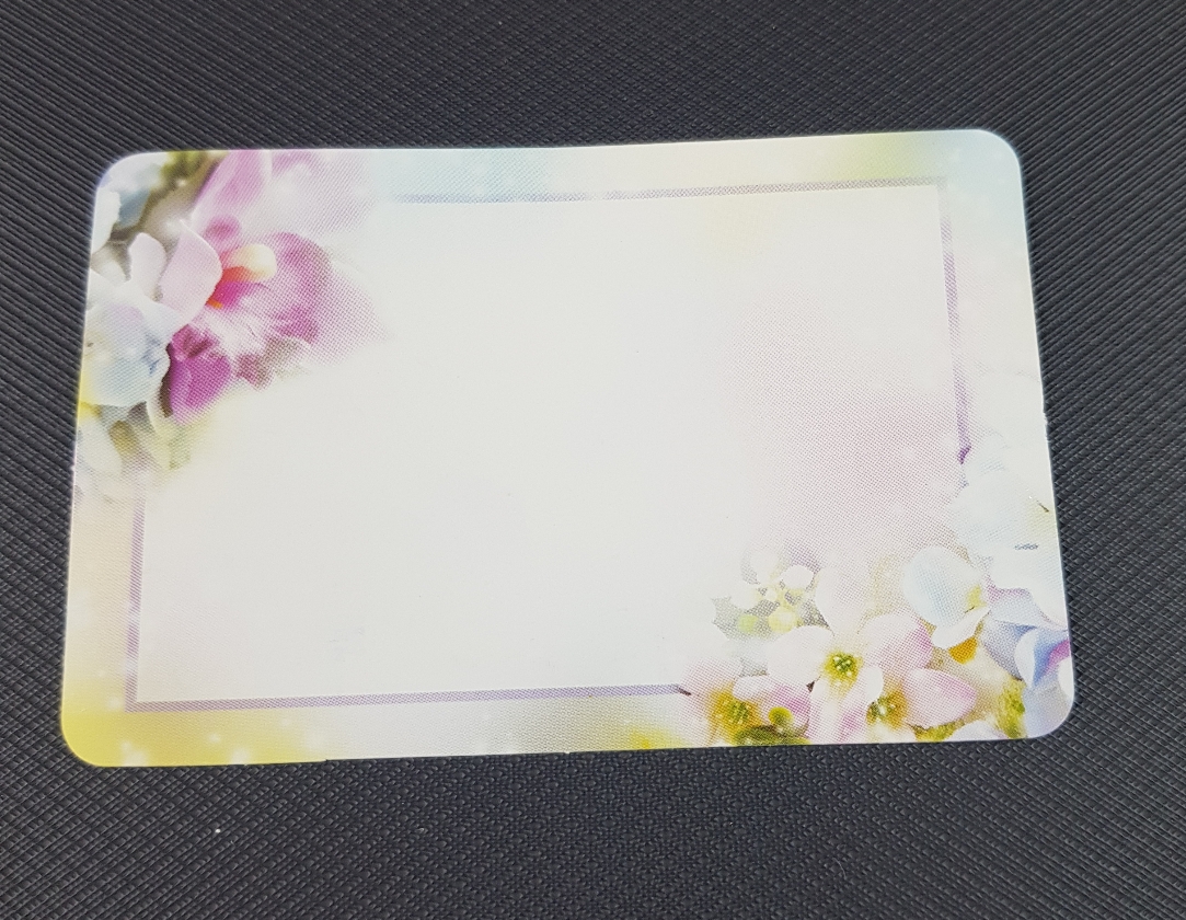 Gift card small - flowers