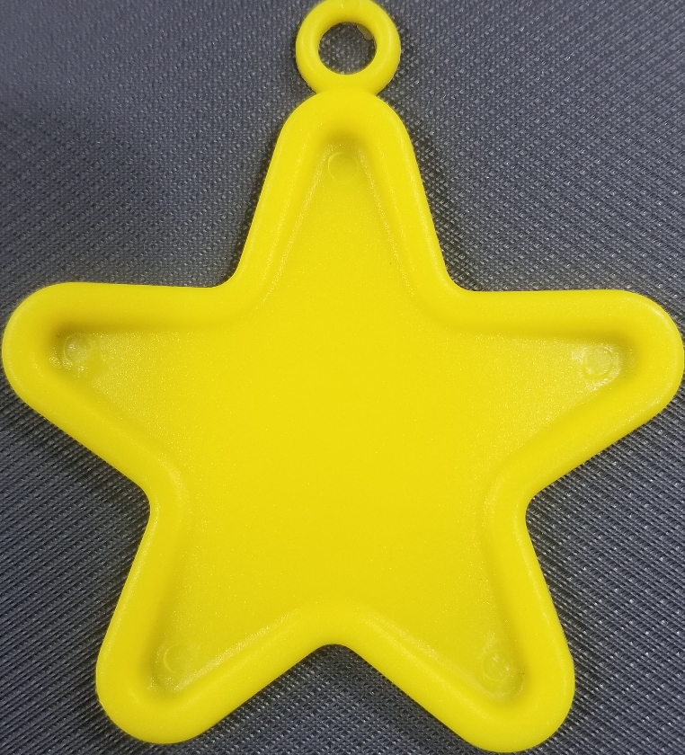 1 oz Star Yellow Balloon Weight