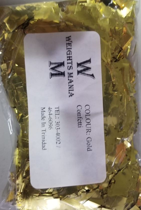 Gold Confetti 2oz