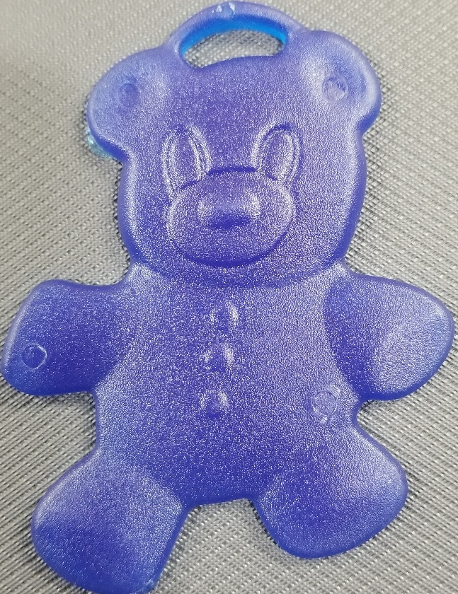 1 oz Teddy Bear Blue Balloon Weight