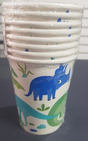 Blue & Green Dinosaur 9oz Cups - 8ct