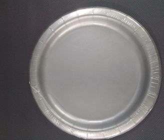 7" Silver Paper Plates-8ct