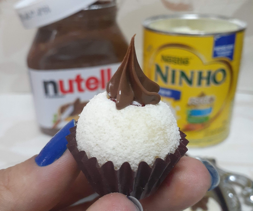 Brigadeiro de Ninho com Nutella 