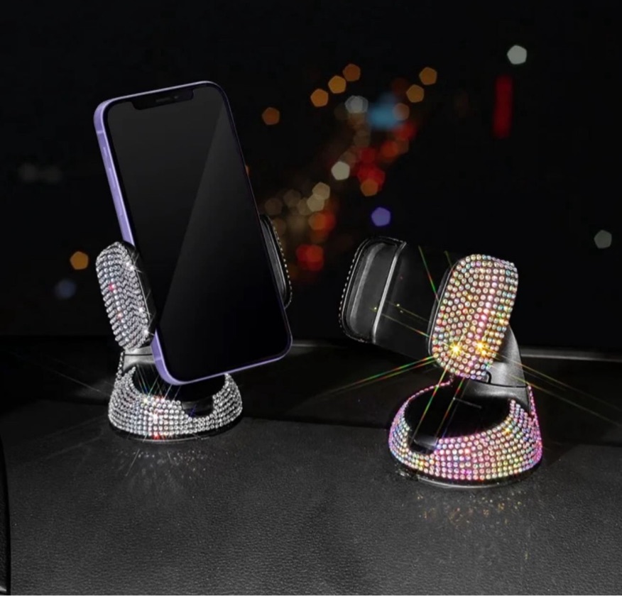 Rhinestone Phone Holder