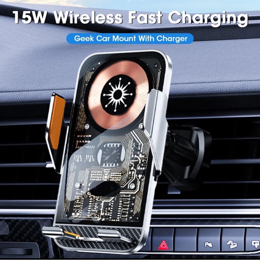 Wireless charging phone holder 