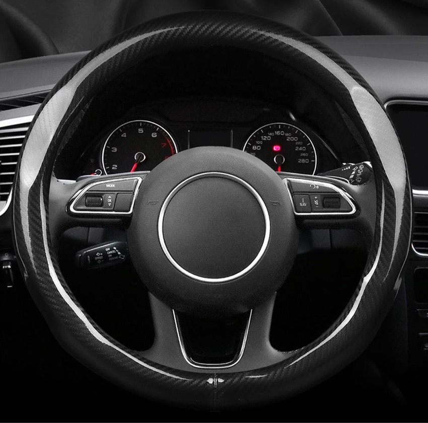 Full carbon fiber steering wheel cover 