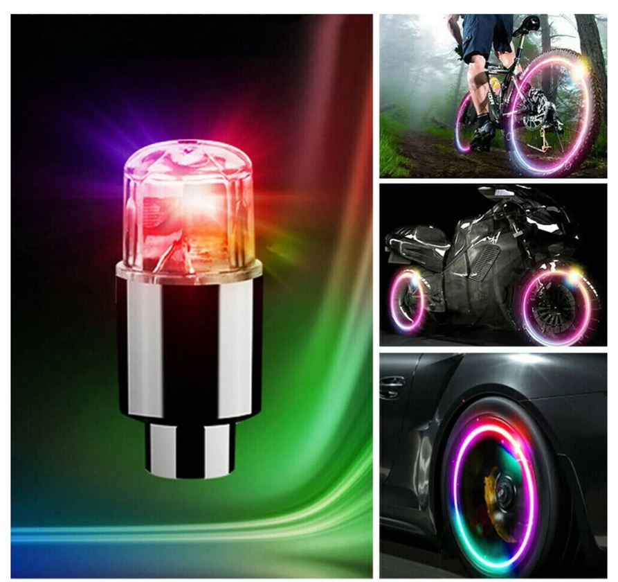 LED tire valves 