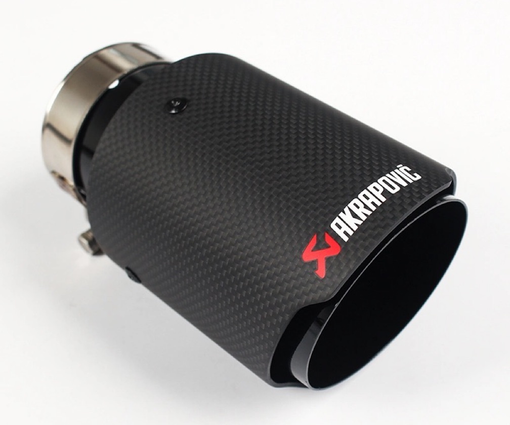 Carbon fiber exhaust tailpipe 