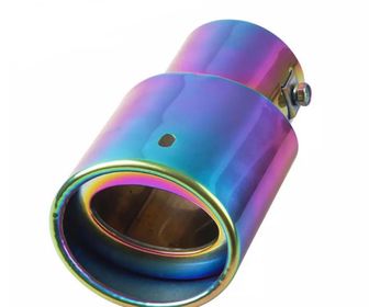 Neo chrome muffler exhaust tip 