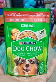 Ração úmida dog Chow adultos todos os tamanhos frango 