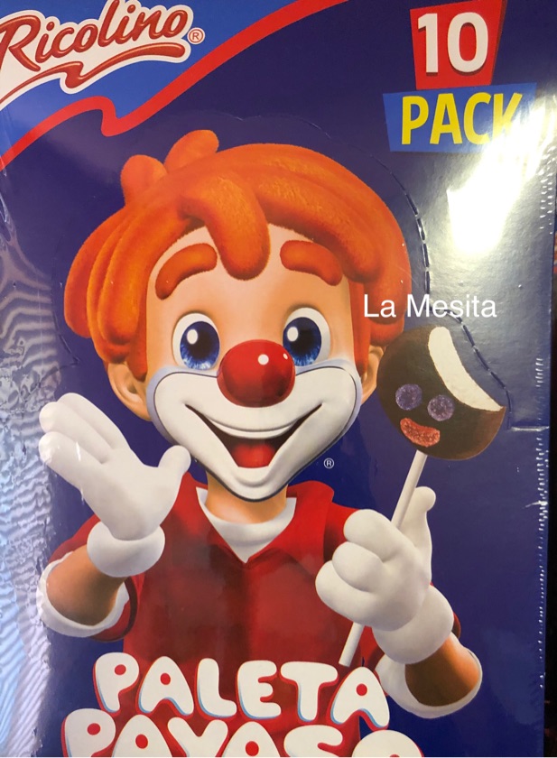 Paleta Payaso Regular 10pc