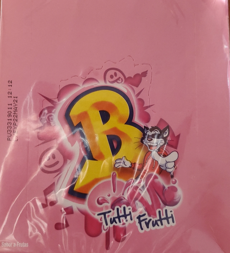 Bubbalo Chicle Tutti Frutti 47pc