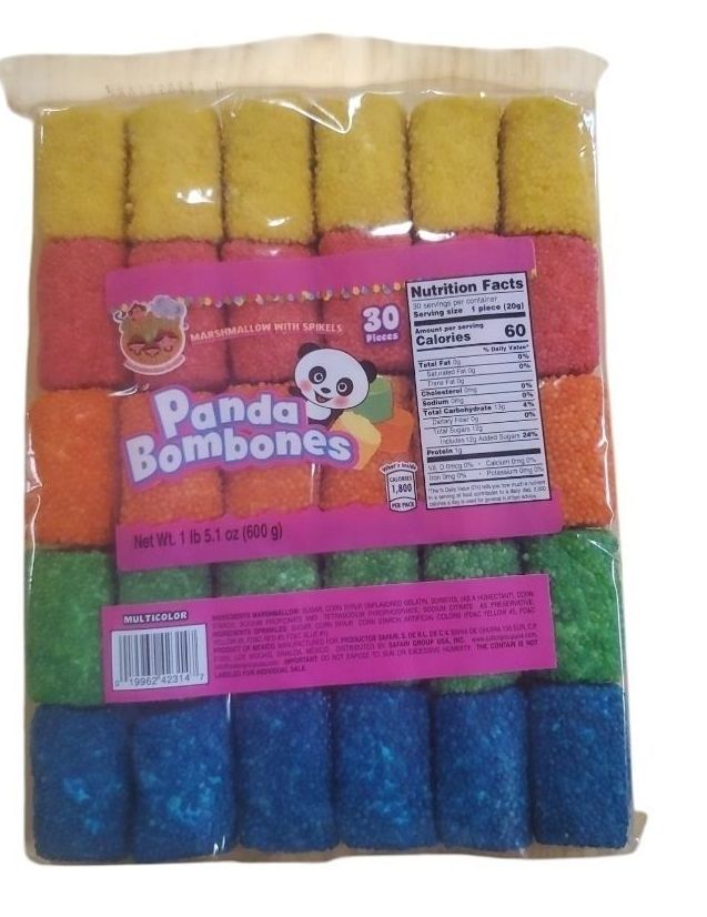 Safari Panda Bombones Grajea 30pc