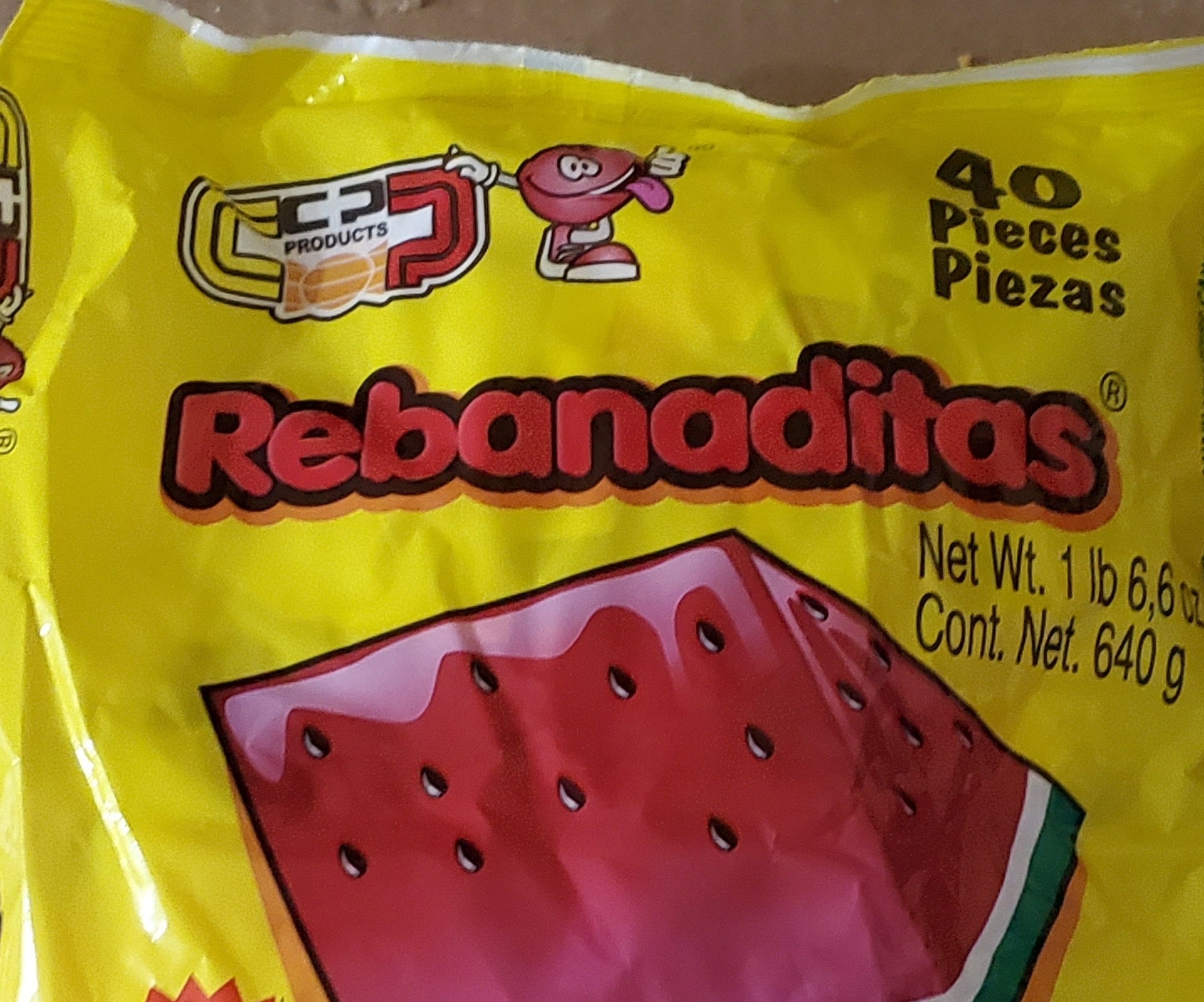 Candy Pop Rebanaditas de Sandia con chile 40pc