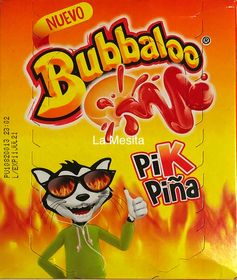 Bubbalo Chicle Pika Piña 47pc