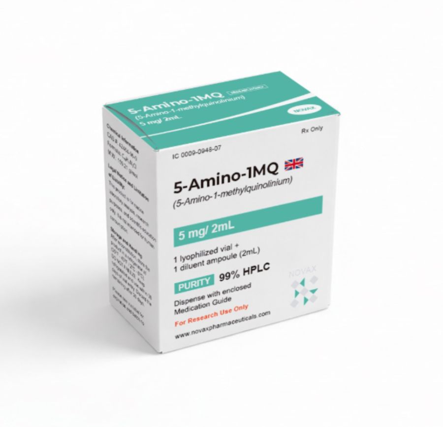 5-Amino-1MQ (10mg/2ml + Água Bac) Novax Pharmaceuticals