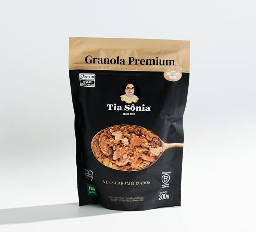 Granola Premium nuts caramelizados 200g - Tia Sônia 