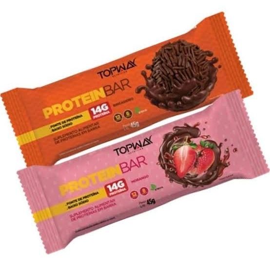 Protein bar morango ou brigadeiro - Topway