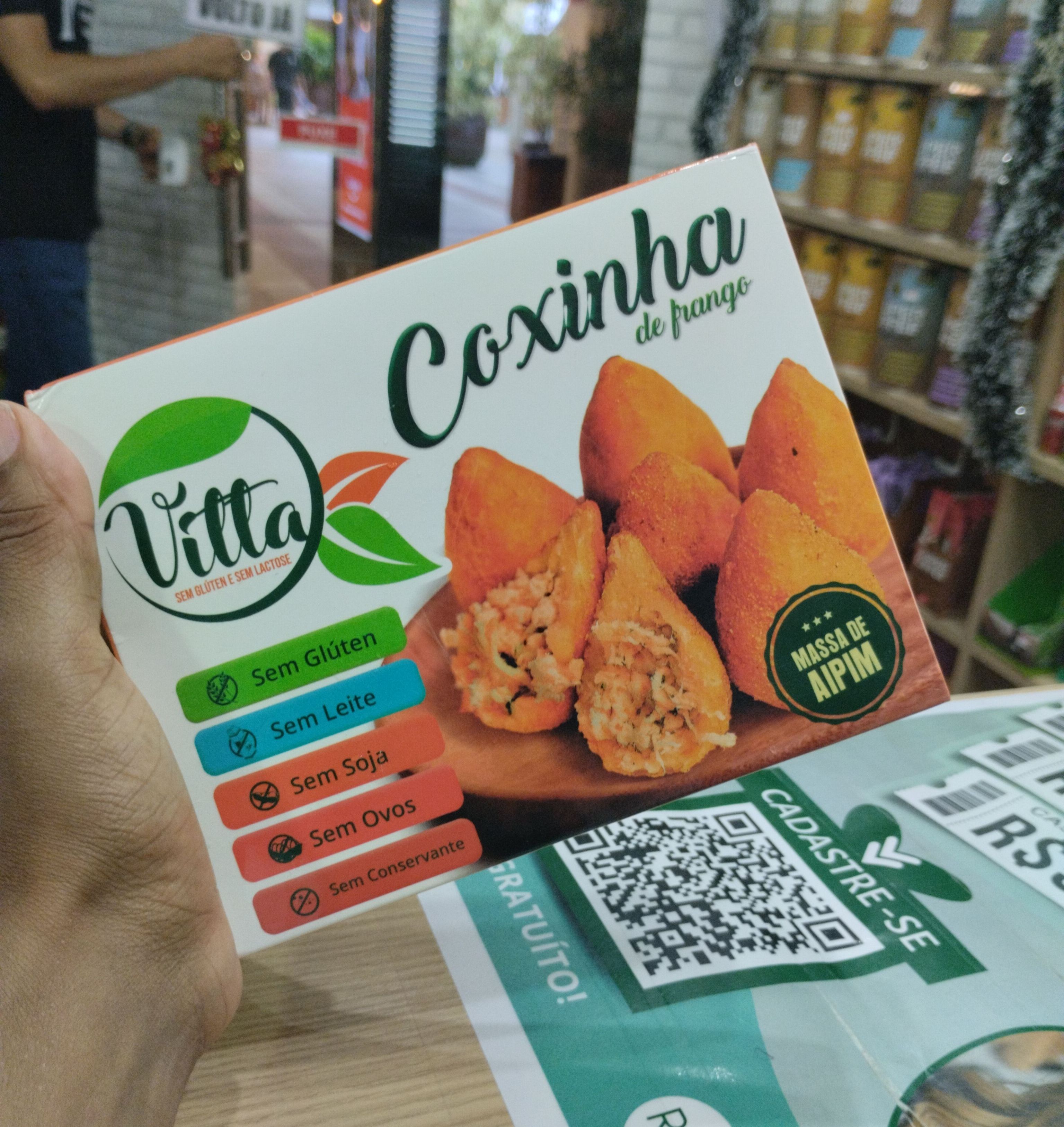 Coxinha de frango- vitta 