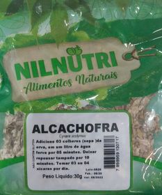 Alcachofra 30g - Nilnutrir 