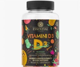 Vitamina D3 60 gomas - essential 