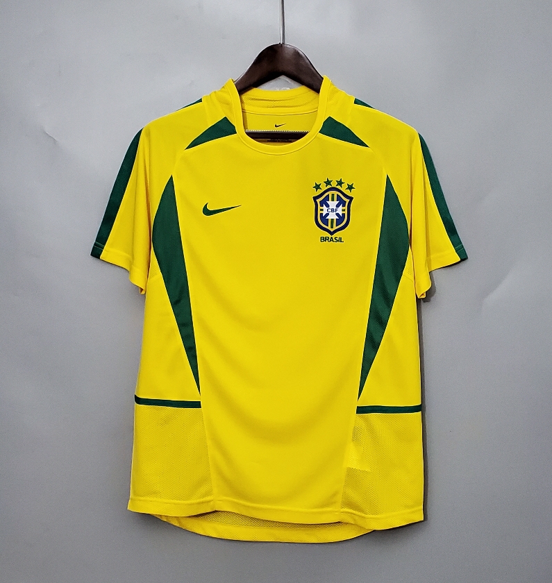 Camisa Brasil I 2002 s/n - Torcedor - Nike - Masculina