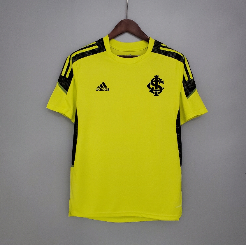 Camisa Internacional Treino Amarelo 21/22 - Torcedor - Adidas - Masculina